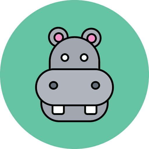 Бегемот бесплатно иконка