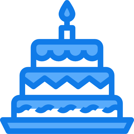 pastel de cumpleaños icono gratis