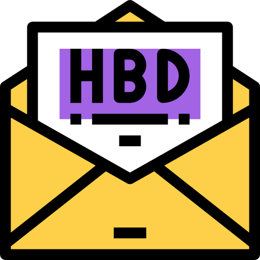 tarjeta de cumpleaños icono gratis