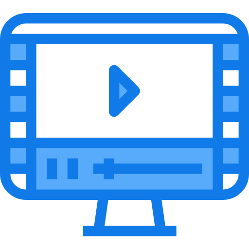 reproductor de video icono gratis