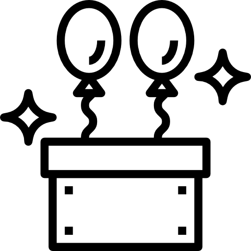 balões grátis ícone