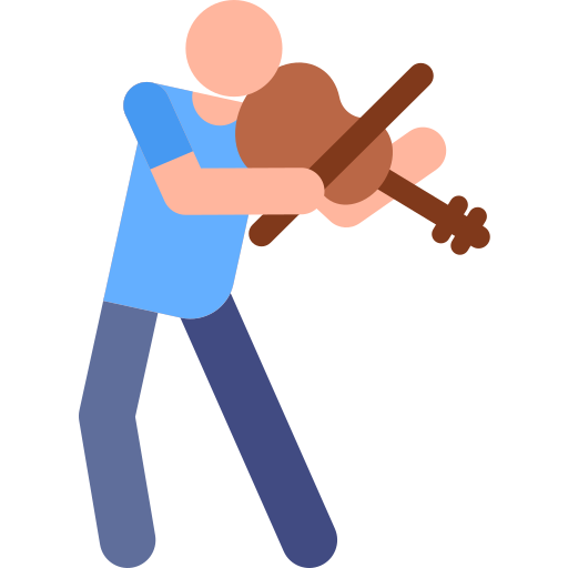 violín icono gratis