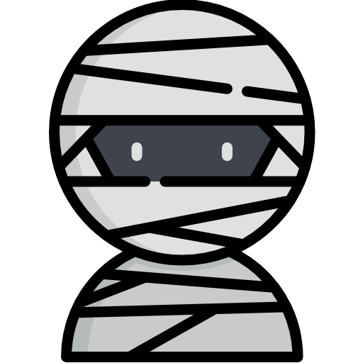 Mummy Kawaii Lineal color icon