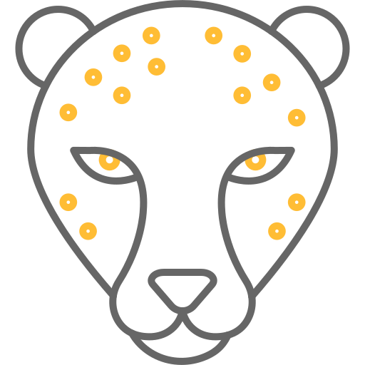 leopardo icono gratis