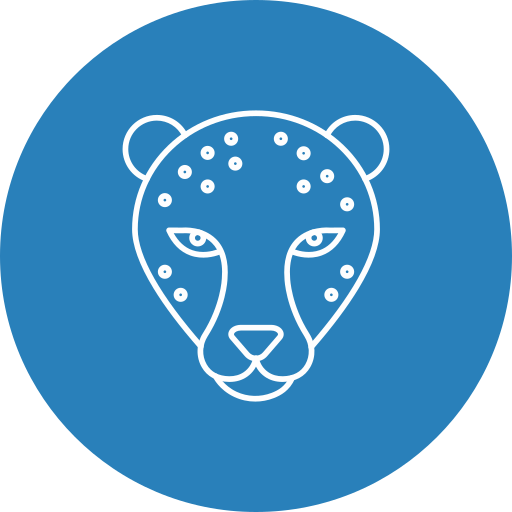 leopardo icono gratis