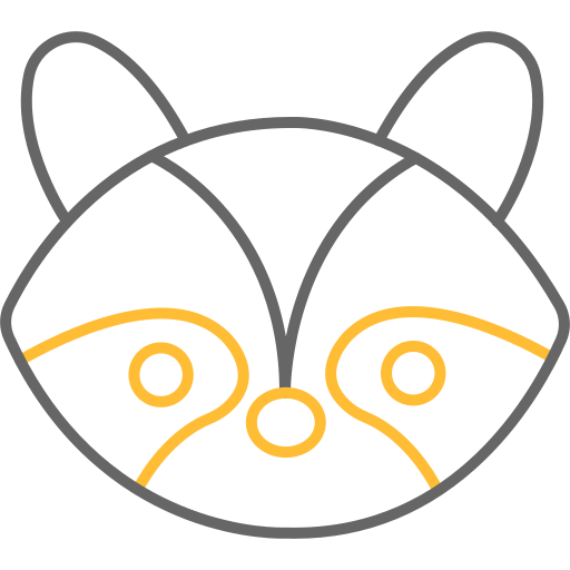 mapache icono gratis