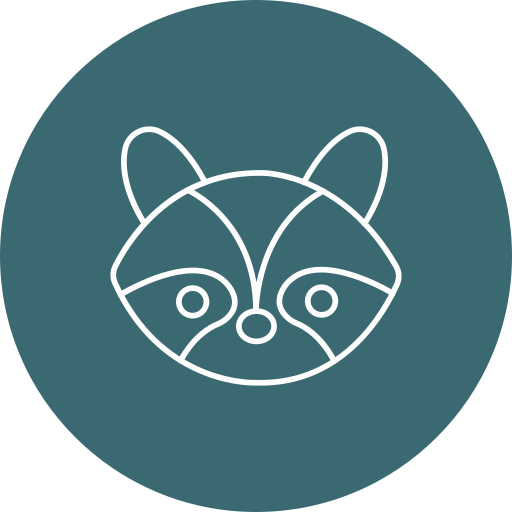 guaxinim grátis ícone