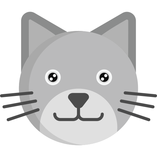 Gray cat icon - Free gray animal icons