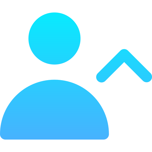 Up chevron free icon