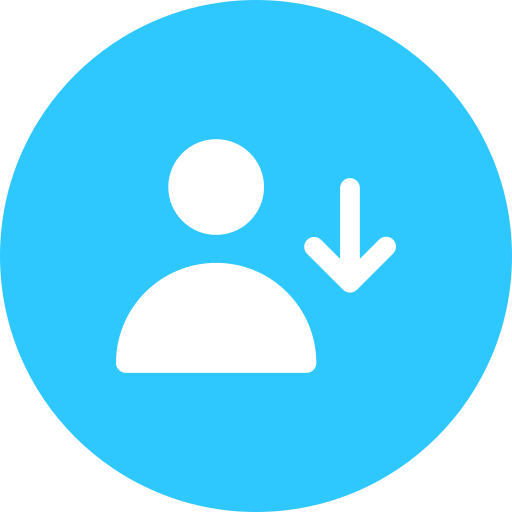 flecha hacia abajo icono gratis