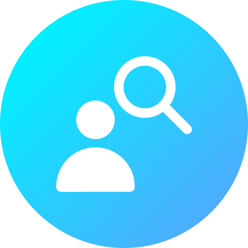Magnifying glass free icon