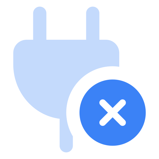 Plug free icon Plug free icon