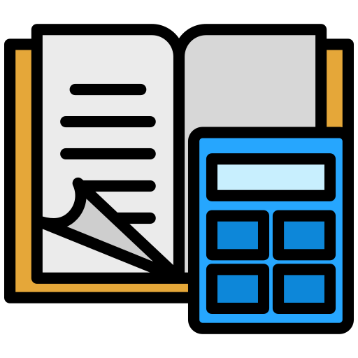 Accounting book - Free education icons