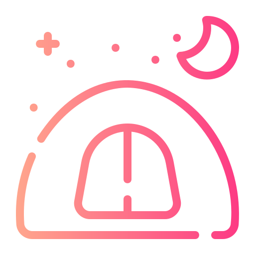 cámping icono gratis