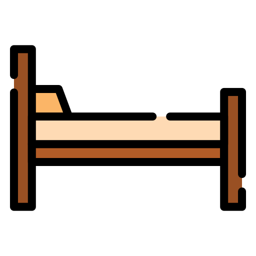 Bed free icon