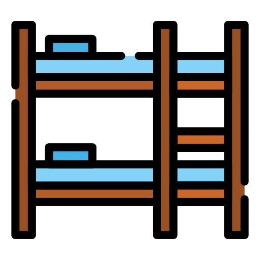 이층 침대 무료 아이콘