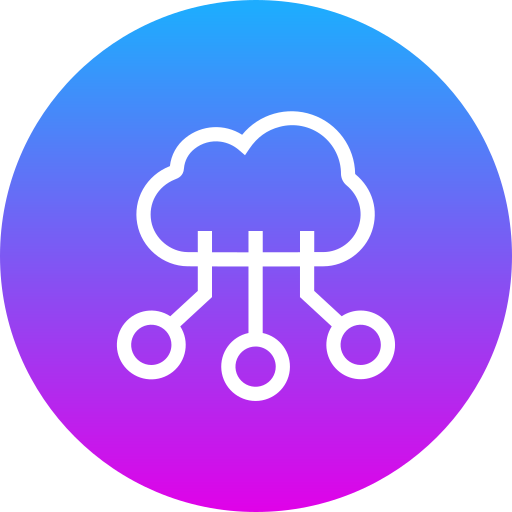 computación en la nube icono gratis