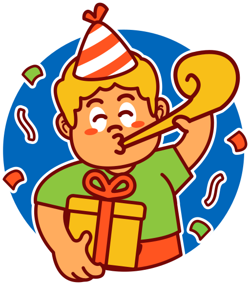 cumpleaños gratis sticker