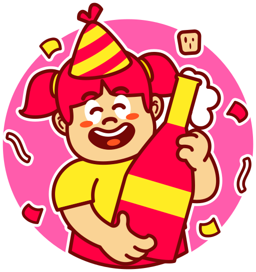 cumpleaños gratis sticker