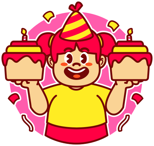 cumpleaños gratis sticker