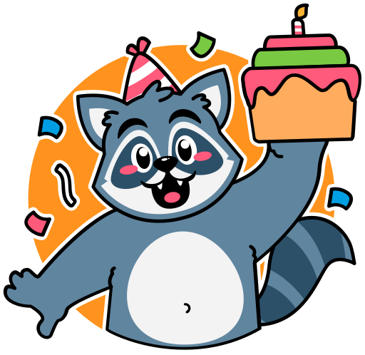 geburtstag kostenlos Sticker