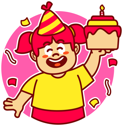 cumpleaños gratis sticker