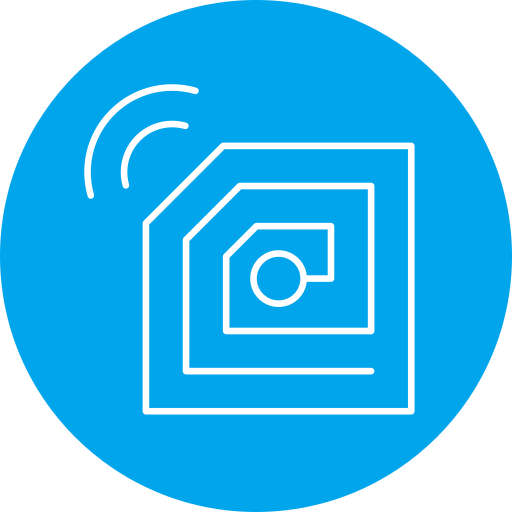 Radio frequency identification Free networking icons