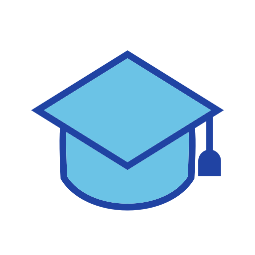 sombrero de graduado icono gratis