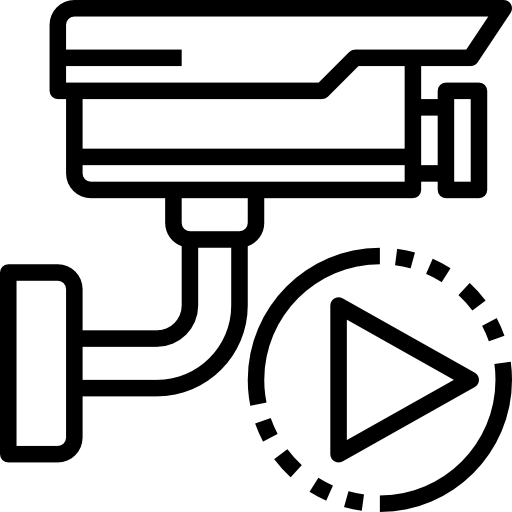 circuito cerrado de televisión icono gratis