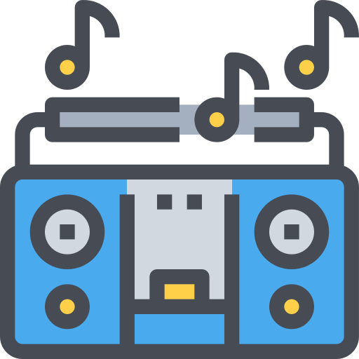 boombox icono gratis