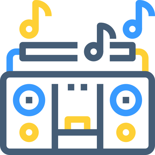 boombox icono gratis