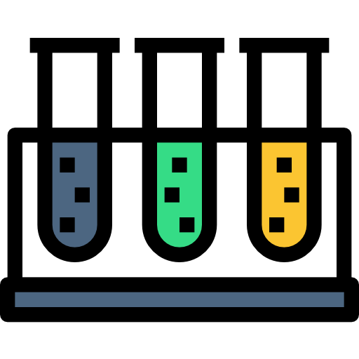 Test tube Justicon Lineal Color icon