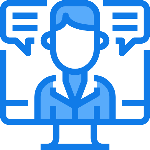 educación en línea icono gratis