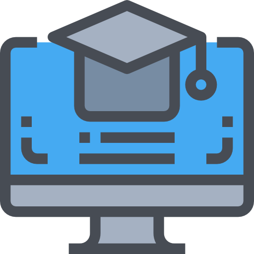 Online education Justicon Lineal Color icon