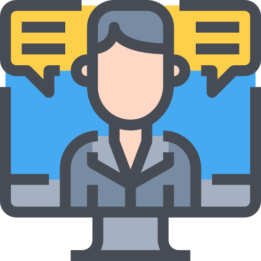 educación en línea icono gratis