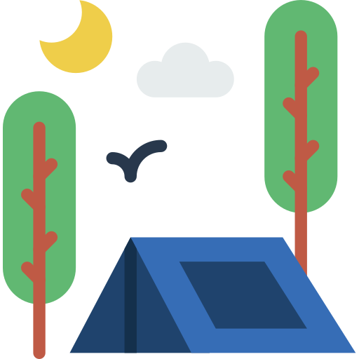 Camping prettycons Flat icon