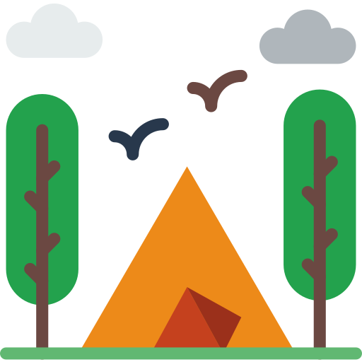 Camping Prettycons Flat Icon