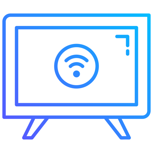televisión inteligente icono gratis