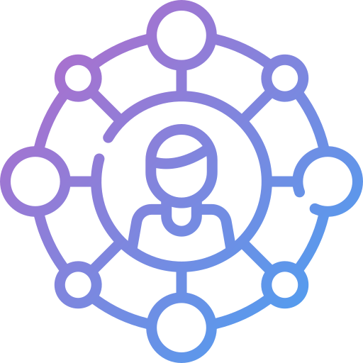 medios de comunicación social icono gratis