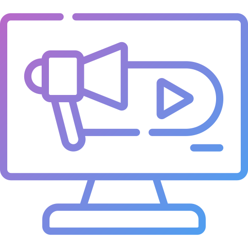 vídeo marketing icono gratis