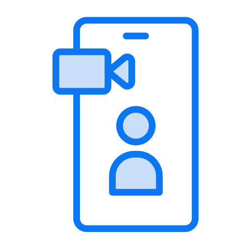 chat de vídeo icono gratis