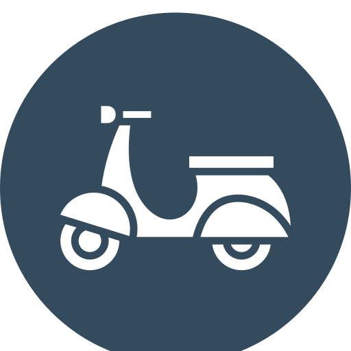 moto scooter icono gratis