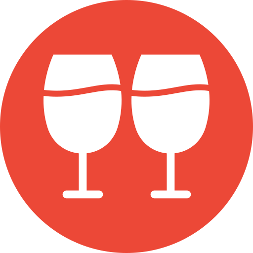 copas de vino icono gratis