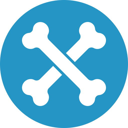 hueso de perro icono gratis