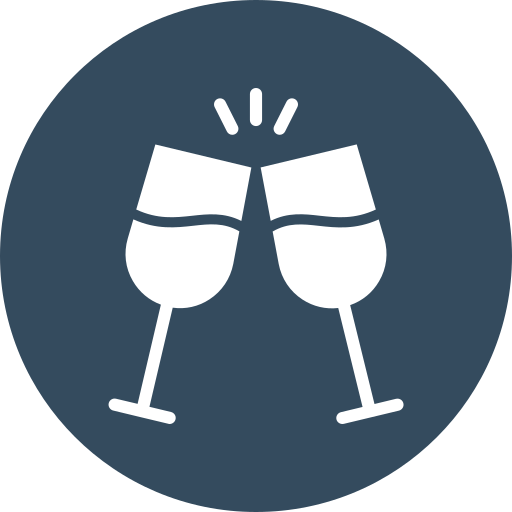 copas de vino icono gratis