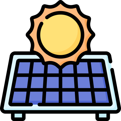 panel solar icono gratis