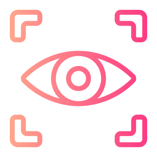 visión icono gratis