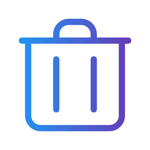 Trash bin free icon
