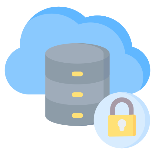 base de datos en la nube icono gratis