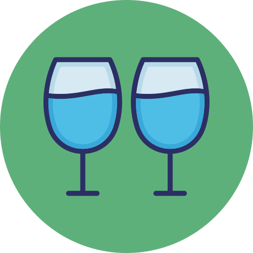 copas de vino icono gratis